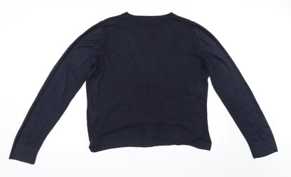 Marks & Spencer Womens Blue   Pullover Jumper Size 16