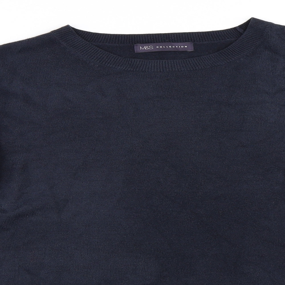 Marks & Spencer Womens Blue   Pullover Jumper Size 16