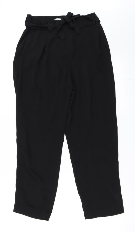Womens UK Size 40 H&M Regular Fit  Black Trousers