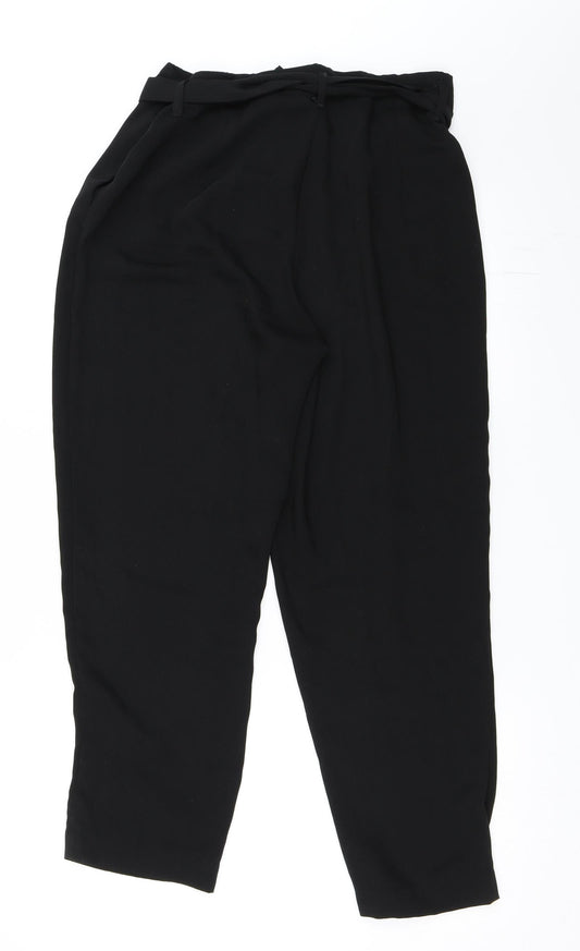 Womens UK Size 40 H&M Regular Fit  Black Trousers
