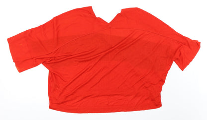 NEXT Womens Red   Pullover Jumper Size L