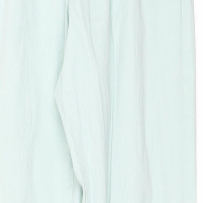 Womens UK Size 36 H&M Regular Fit Chino Blue Trousers