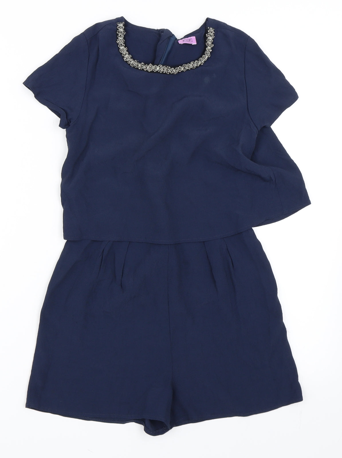 F&F Girls Blue   Playsuit One-Piece Size 10-11 Years