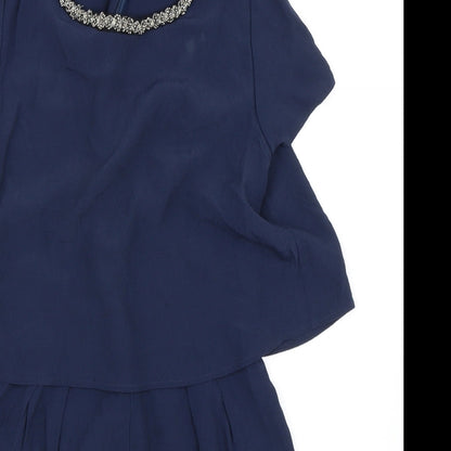 F&F Girls Blue   Playsuit One-Piece Size 10-11 Years