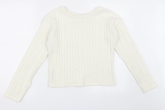 Femme Luxe Womens Ivory   Pullover Jumper Size 12