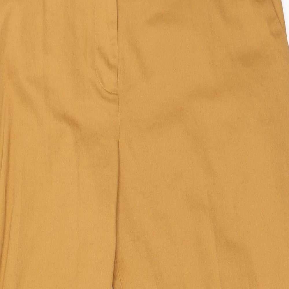 Womens UK Size 12 Atmosphere Regular Fit Cropped Beige Trousers