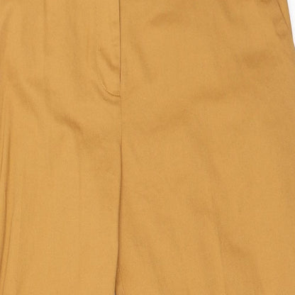 Womens UK Size 12 Atmosphere Regular Fit Cropped Beige Trousers