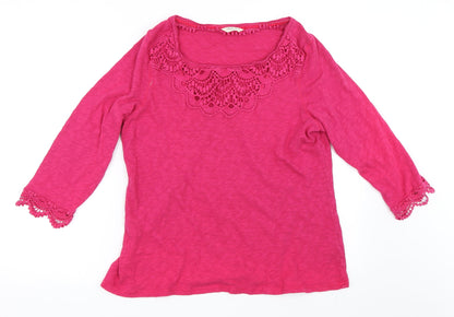 Marks & Spencer Womens Pink   Pullover Jumper Size 16