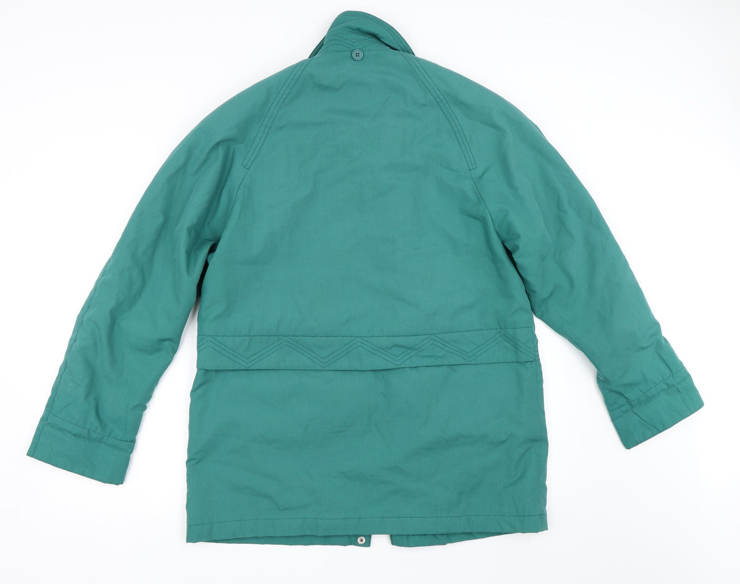 Womens UK Size M Telemac Green Quilted Coat