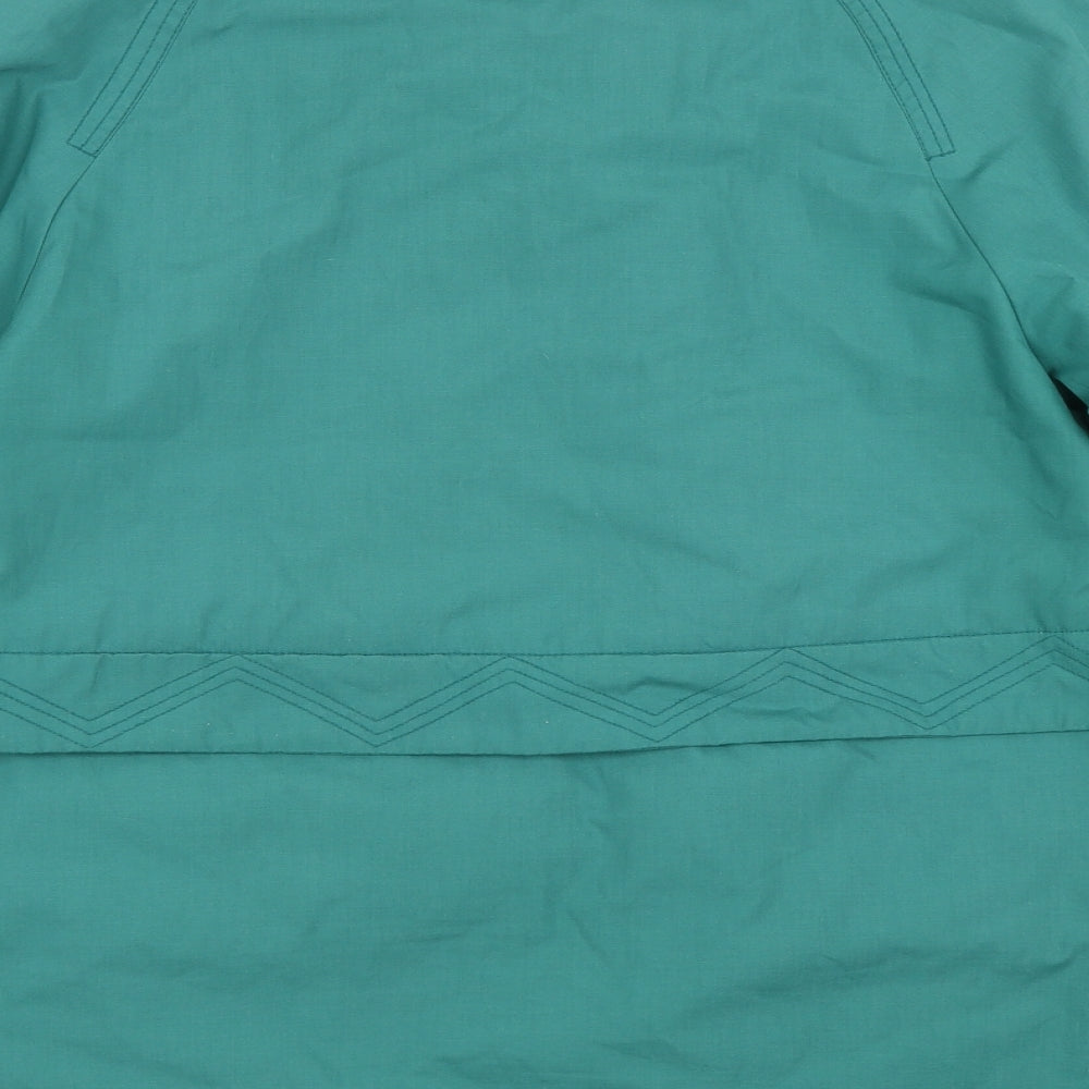 Womens UK Size M Telemac Green Quilted Coat