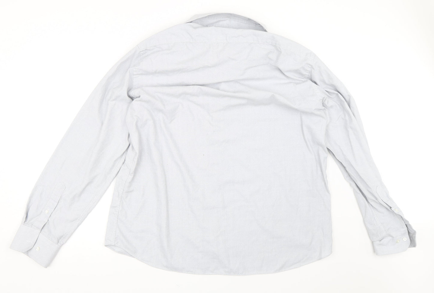 Taylor & Wright Mens Grey    Button-Up Size 17.5