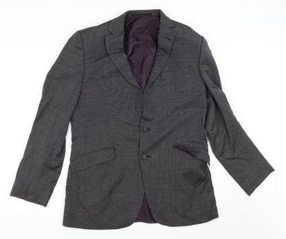 Mens UK Size 40 Marks and Spencer Regular Grey Suit Jacket