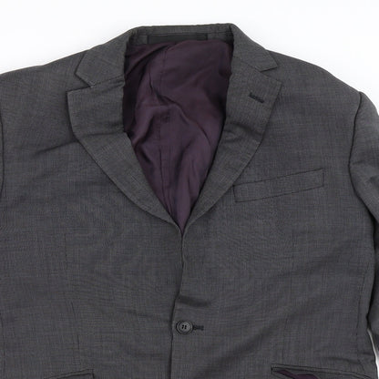 Mens UK Size 40 Marks and Spencer Regular Grey Suit Jacket