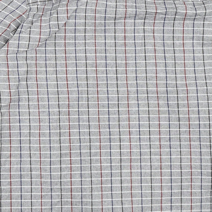 Mens UK Size XL Preworn Grey  Button-Up Long Sleeve Casual Shirt