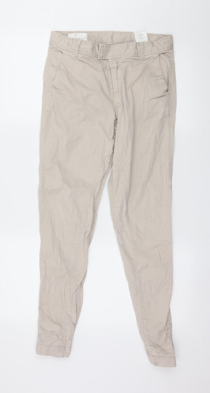 Womens UK Size 8 In Wear Regular Fit  Grey Trousers