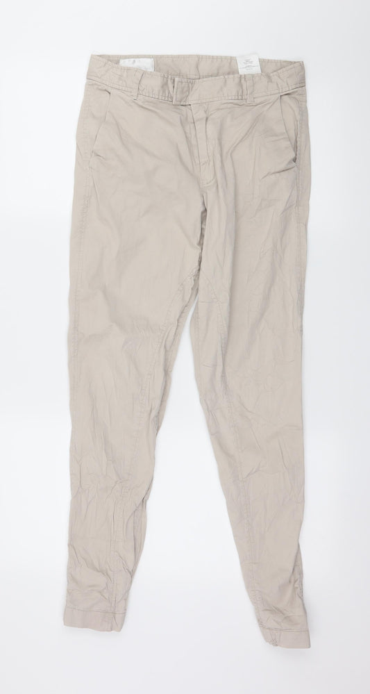 Womens UK Size 8 In Wear Regular Fit  Grey Trousers