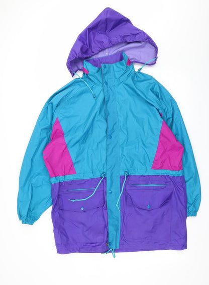 Mens UK Size S Sporting Life Blue Rain Coat