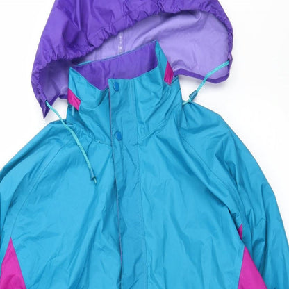 Mens UK Size S Sporting Life Blue Rain Coat