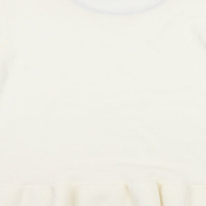 Per Una Womens White  Knit Pullover Jumper Size 14