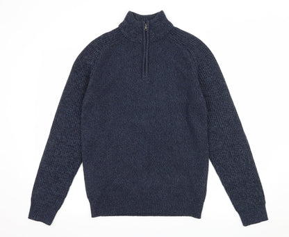 George Mens Blue  Knit Pullover Jumper Size S