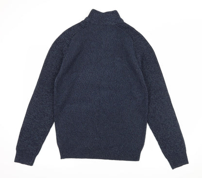 George Mens Blue  Knit Pullover Jumper Size S