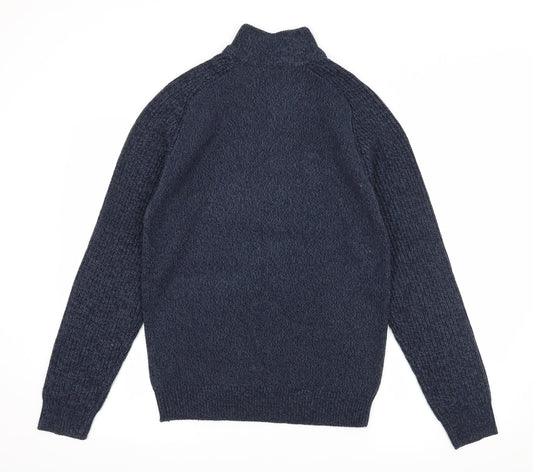 George Mens Blue  Knit Pullover Jumper Size S
