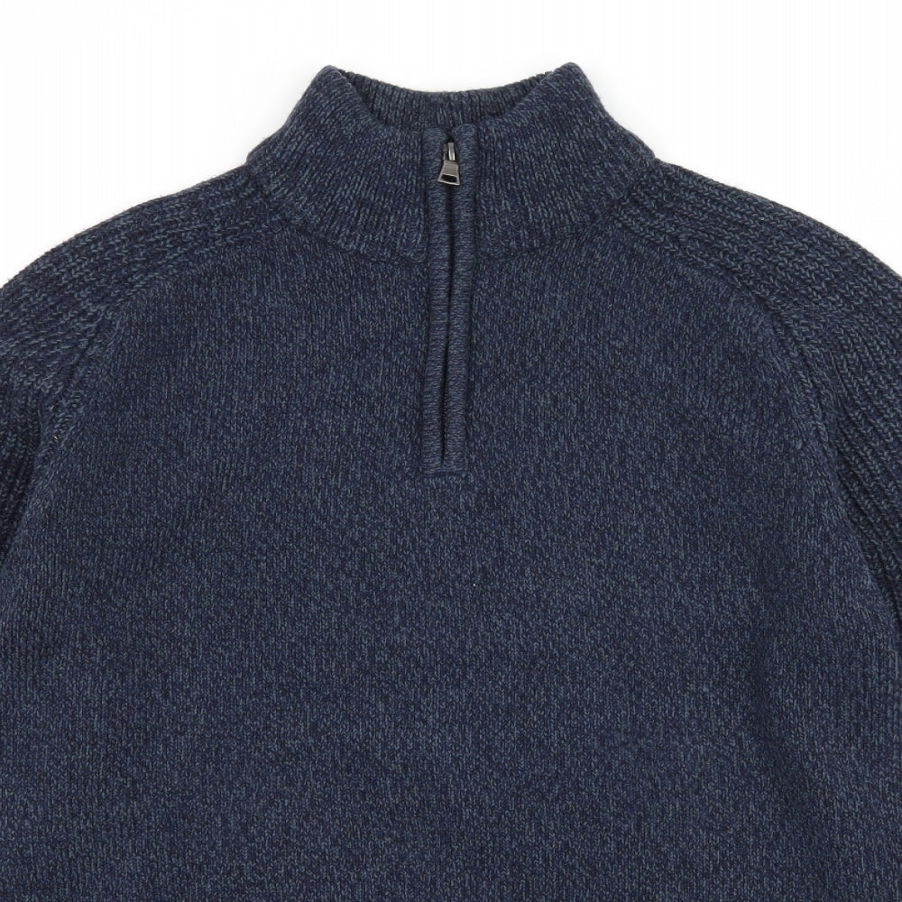 George Mens Blue  Knit Pullover Jumper Size S