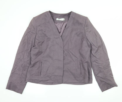 Womens UK Size 16 Country Casuals Purple Jacket