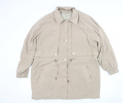 Womens UK Size 14 Preworn Beige Jacket