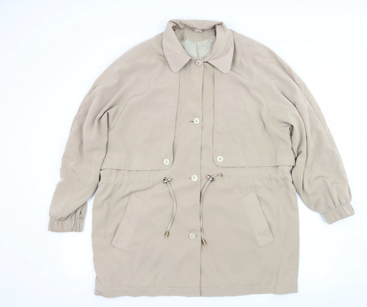 Womens UK Size 14 Preworn Beige Jacket