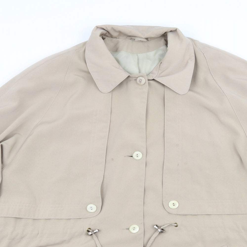 Womens UK Size 14 Preworn Beige Jacket