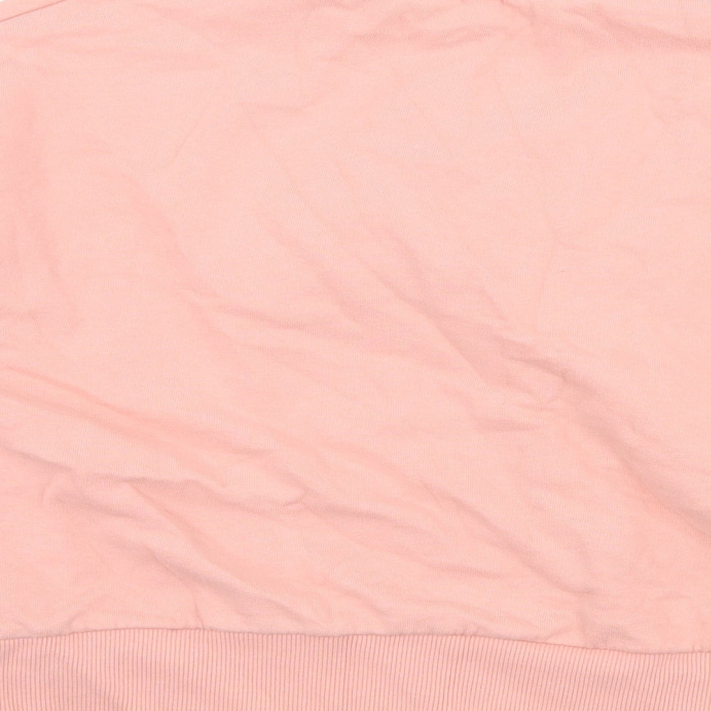 River Island Girls Pink  Jersey Pullover Sweatshirt Size 11-12 Years  - Be Unique