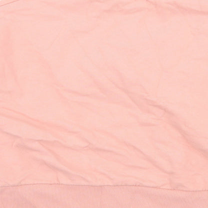 River Island Girls Pink  Jersey Pullover Sweatshirt Size 11-12 Years  - Be Unique