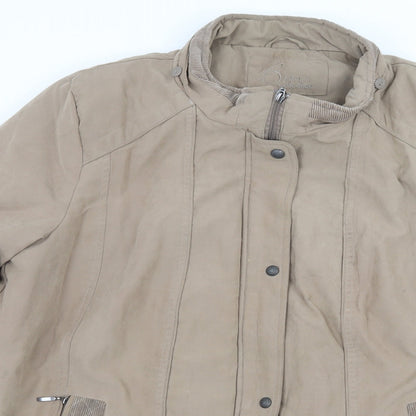 Bonmarché Womens Beige   Overcoat Coat Size XL