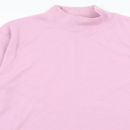 Womens UK Size 14 Poppy Purple Basic T-Shirt