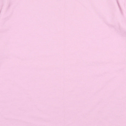 Womens UK Size 14 Poppy Purple Basic T-Shirt