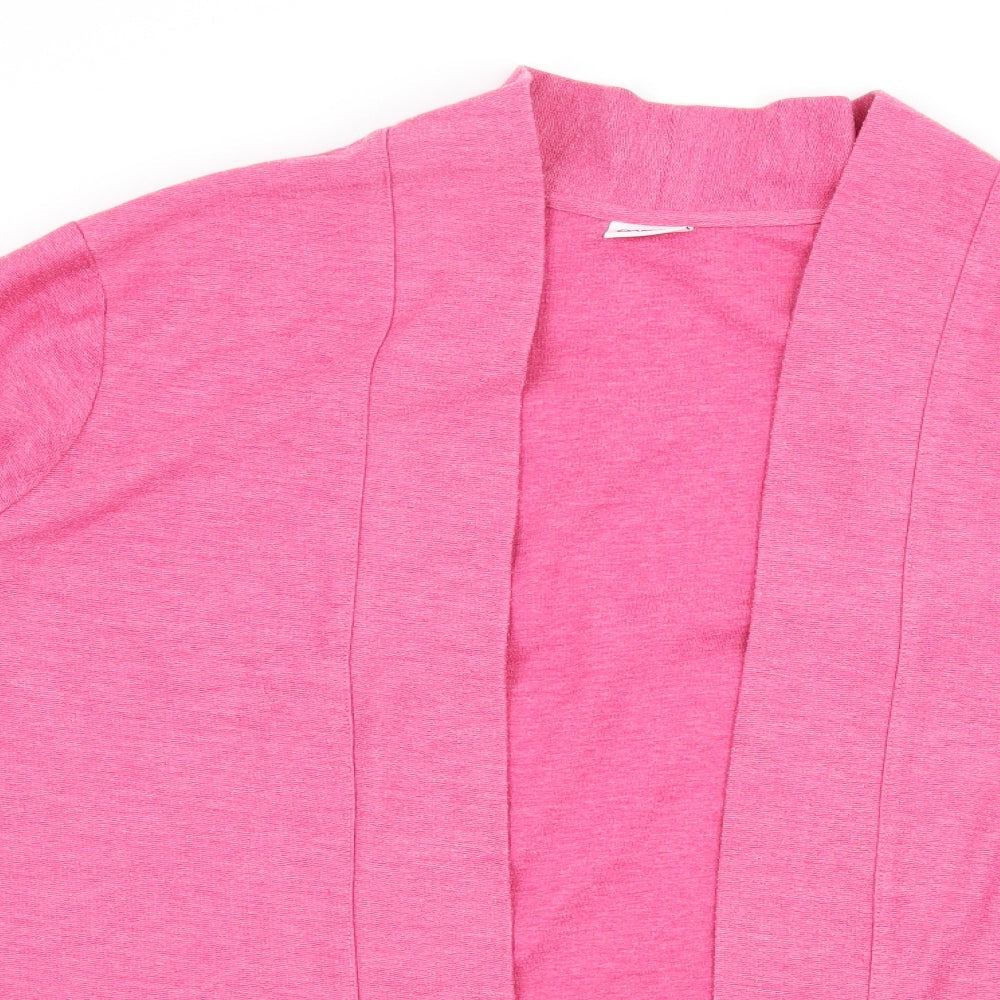 Damart Womens Pink  Jersey Cardigan Jumper Size 14
