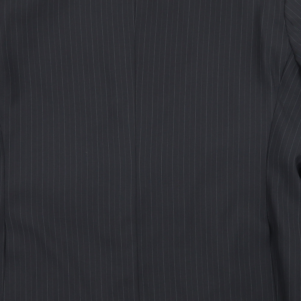 Mens UK Size XL Charlton Gray Regular Blue Suit Jacket