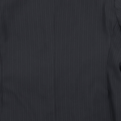 Mens UK Size XL Charlton Gray Regular Blue Suit Jacket