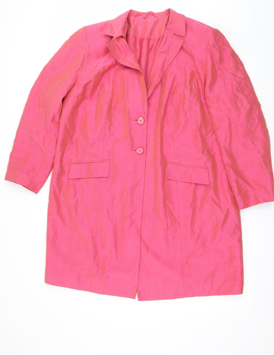 essence Womens Pink   Jacket Blazer Size 18