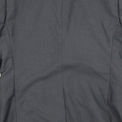 Mens UK Size L Topman Regular Grey Suit Jacket