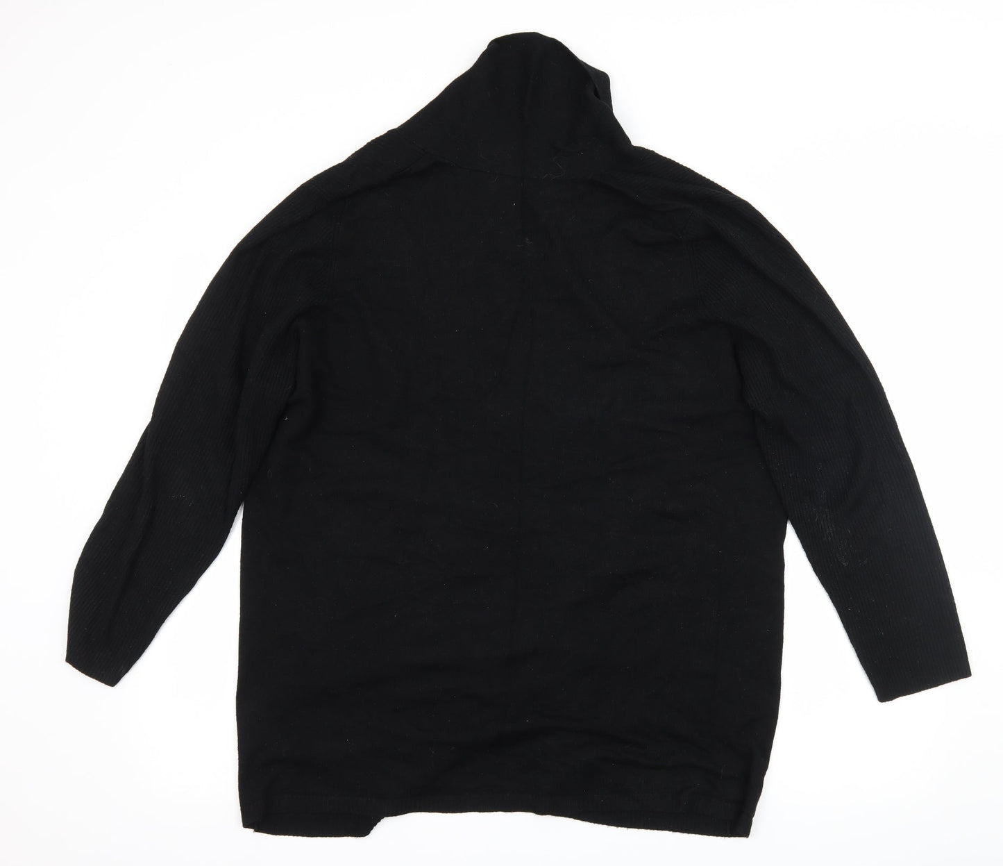 Bonmarché Womens Black  Knit Cardigan Jumper Size XL