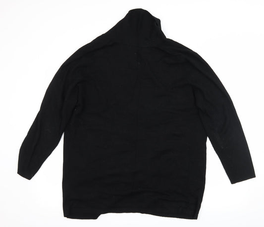 Bonmarché Womens Black  Knit Cardigan Jumper Size XL
