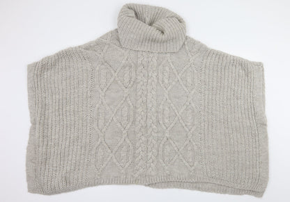 George Womens Grey  Knit Pullover Jumper Size M