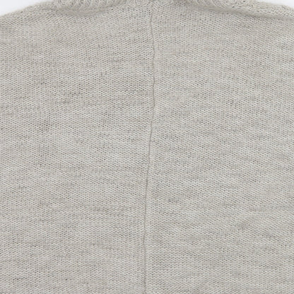 George Womens Grey  Knit Pullover Jumper Size M