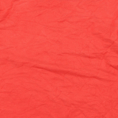 M&Co Womens Red  Knit Pullover Jumper Size 14