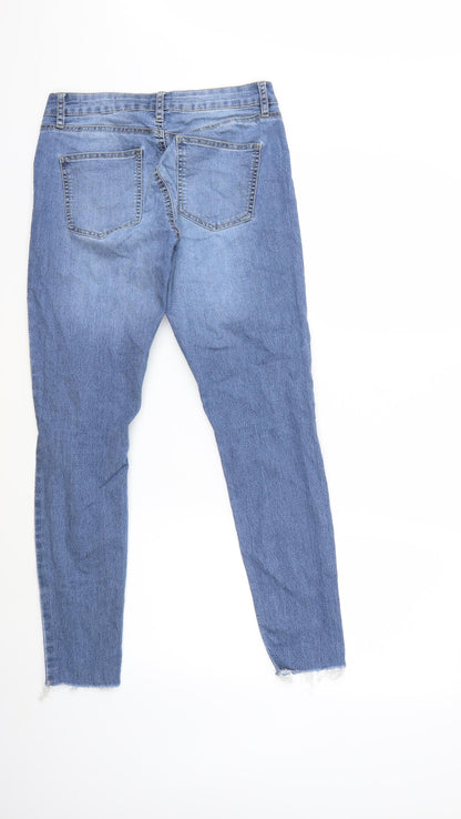 91 Cotton Girls Blue  Denim Skinny Jeans Size 12 Years