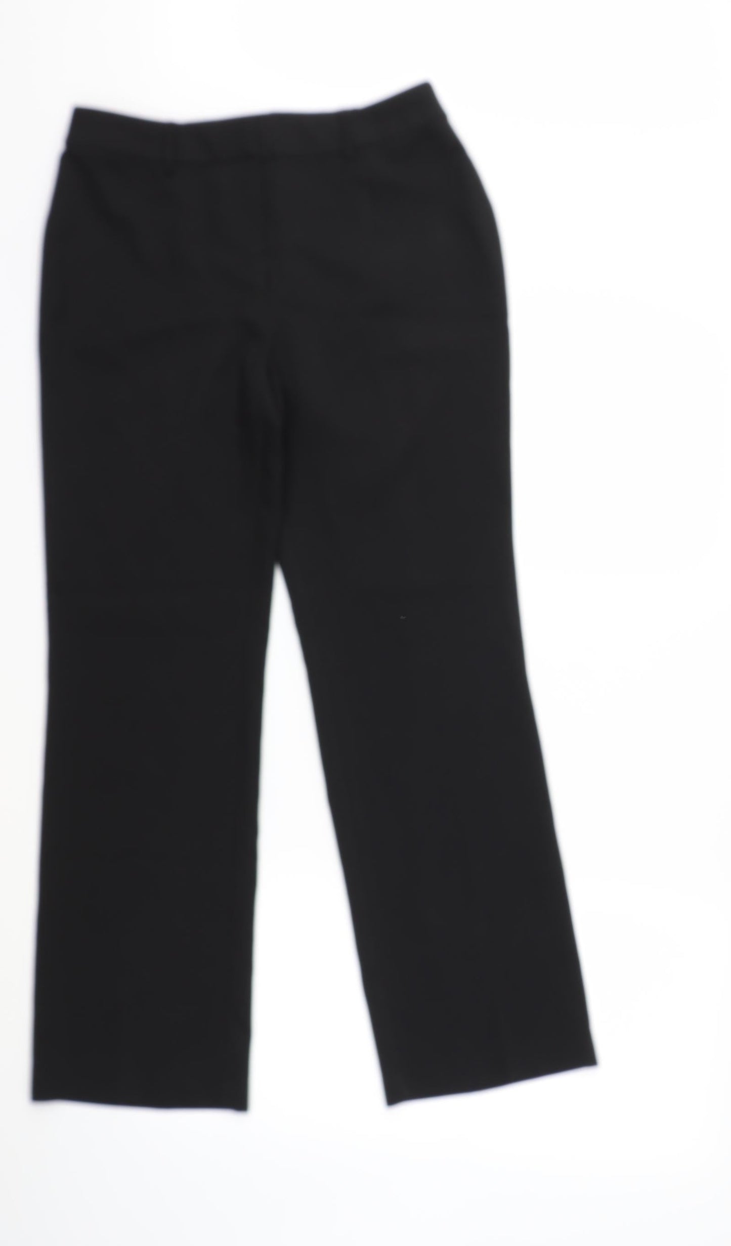 Womens UK Size 10 Papaya Regular Fit  Black Trousers