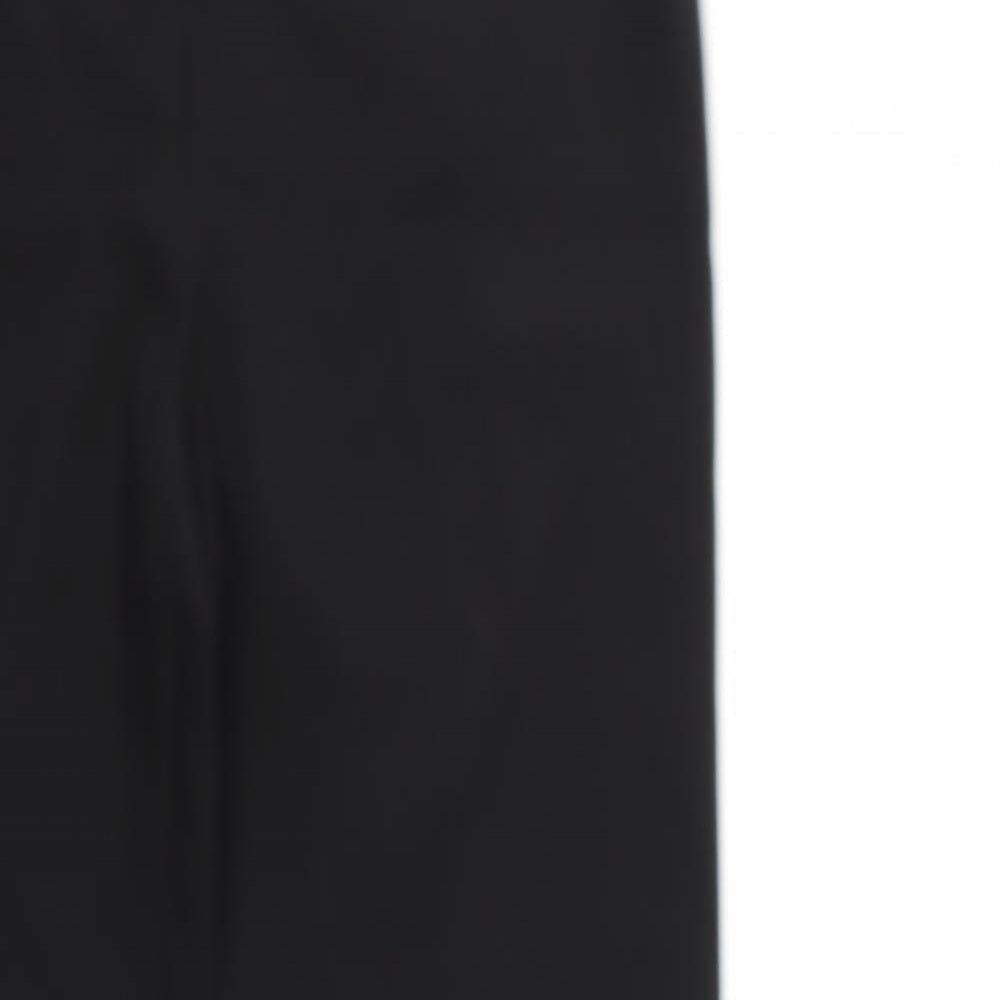 Womens UK Size 10 Papaya Regular Fit  Black Trousers
