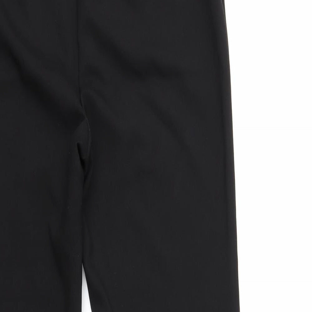 Womens UK Size 10 Papaya Regular Fit  Black Trousers